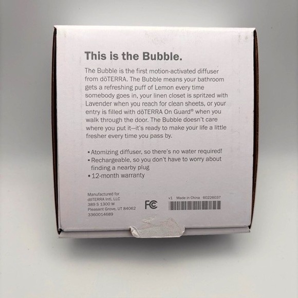 dōTERRA Bubble Salt Motion Activated Diffuser NEW In Box - Picture 3 of 5